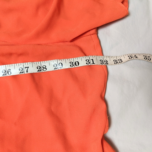 Vince Camuto Orange Flutter Sleeve Blouse   Size 3X - Picture 3 of 7